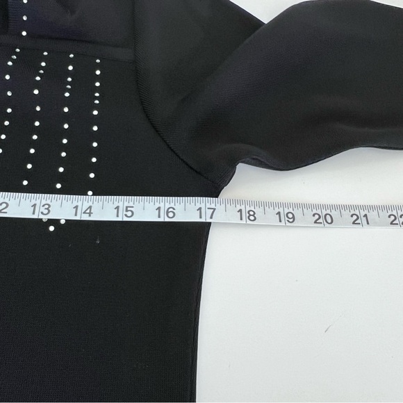 Exclusively Misook Black Rhinestone Maxi Dress - Picture 14 of 15